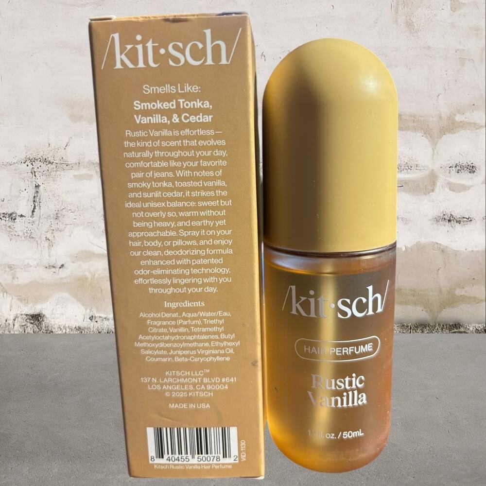 Kitsch Rustic Vanilla Hair Perfume NIB - Picture 3 of 3